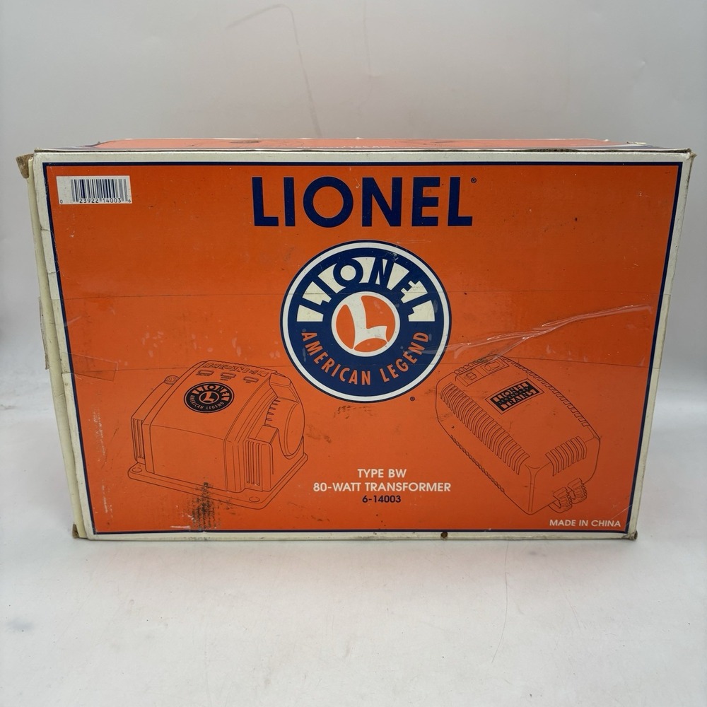 LIONEL TRANSFORMER 80 WATT 6-14003 BW TYPE
